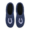 Indianapolis Colts NFL Mens Poly Knit Cup Sole Slippers