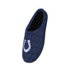 Indianapolis Colts NFL Mens Poly Knit Cup Sole Slippers