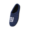 New York Giants NFL Mens Poly Knit Cup Sole Slippers