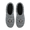 Las Vegas Raiders NFL Mens Poly Knit Cup Sole Slippers