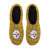 Pittsburgh Steelers NFL Mens Poly Knit Cup Sole Slippers