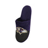 Baltimore Ravens NFL Mens Logo Staycation Slippers