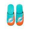 Miami Dolphins NFL Mens Logo Staycation Slippers