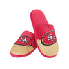San Francisco 49ers NFL Mens Logo Staycation Slippers