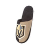 Vegas Golden Knights NHL Mens Team Logo Staycation Slippers