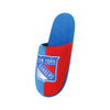 New York Rangers NHL Mens Team Logo Staycation Slippers