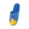 St Louis Blues NHL Mens Team Logo Staycation Slippers