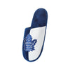 Toronto Maple Leafs NHL Mens Team Logo Staycation Slippers