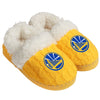 Golden State Warriors NBA Womens Team Color Fur Moccasin Slippers