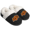 Oklahoma State Cowboys NCAA Womens Team Color Fur Moccasin Slippers