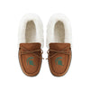 Michigan State Spartans NCAA Womens Tan Moccasin Slippers