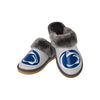 Penn State Nittany Lions NCAA Womens Glitter Open Back Fur Moccasin Slippers