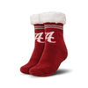 Alabama Crimson Tide NCAA Womens Stripe Logo Tall Footy Slipper Socks