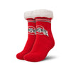 NCAA Womens Stripe Logo Tall Footy Slipper Socks - Pick Your Team!