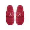 Alabama Crimson Tide NCAA Womens Heel Strap Wordmark Fur Slide