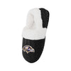 Baltimore Ravens NFL Womens Fur Team Color Moccasin Slippers
