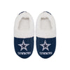 Dallas Cowboys NFL Womens Fur Team Color Moccasin Slippers