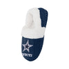 Dallas Cowboys NFL Womens Fur Team Color Moccasin Slippers