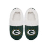 Green Bay Packers NFL Womens Fur Team Color Moccasin Slippers
