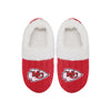 Kansas City Chiefs NFL Womens Fur Team Color Moccasin Slippers