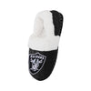 Las Vegas Raiders NFL Womens Fur Team Color Moccasin Slippers
