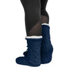 Dallas Cowboys NFL Womens Cable Knit Footy Slipper Socks