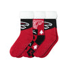 Atlanta Falcons NFL Womens Fan Footy 3 Pack Slipper Socks