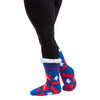 Buffalo Bills NFL Womens Fan Footy 3 Pack Slipper Socks