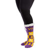 Minnesota Vikings NFL Womens Fan Footy 3 Pack Slipper Socks