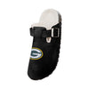 Green Bay Packers NFL Womens Fur Buckle Clog Slippers