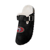 San Francisco 49ers NFL Womens Fur Buckle Clog Slippers