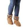 Chicago Bears NFL Womens Cheetah Fur Boots