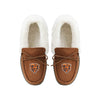 Chicago Bears NFL Womens Tan Moccasin Slippers