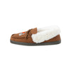 Cleveland Browns NFL Womens Tan Moccasin Slippers