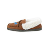 Detroit Lions NFL Womens Tan Moccasin Slippers