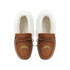 Los Angeles Chargers NFL Womens Tan Moccasin Slippers