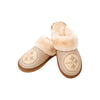 Pittsburgh Steelers NFL Womens Glitter Open Back Fur Moccasin Slippers