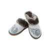 Tennessee Titans NFL Womens Glitter Open Back Fur Moccasin Slippers