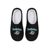 Miami Dolphins NFL Womens Sherpa Lined Memory Foam Slippers