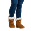 Cleveland Browns NFL Womens White Fur Boots