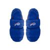 Buffalo Bills NFL Womens Heel Strap Wordmark Fur Slide