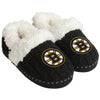 Boston Bruins NHL Womens Team Color Fur Moccasin Slippers