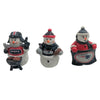 New England Patriots NFL 3 Pack Snowman Gameday Ornament Set
