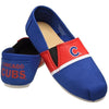 Chicago Cubs MLB Mens Stripe Canvas Shoes