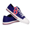 Boston Red Sox MLB Mens Low Top Big Logo Canvas Shoes