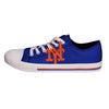 New York Mets MLB Mens Low Top Big Logo Canvas Shoes
