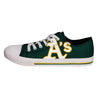 Oakland Athletics MLB Mens Low Top Big Logo Canvas Shoes