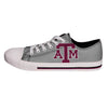 Texas A&M Aggies NCAA Mens Low Top Big Logo Canvas Shoes
