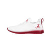 Alabama Crimson Tide NCAA Mens Gradient Midsole White Sneakers