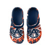 Auburn Tigers NCAA Mens Tie-Dye Clog With Strap